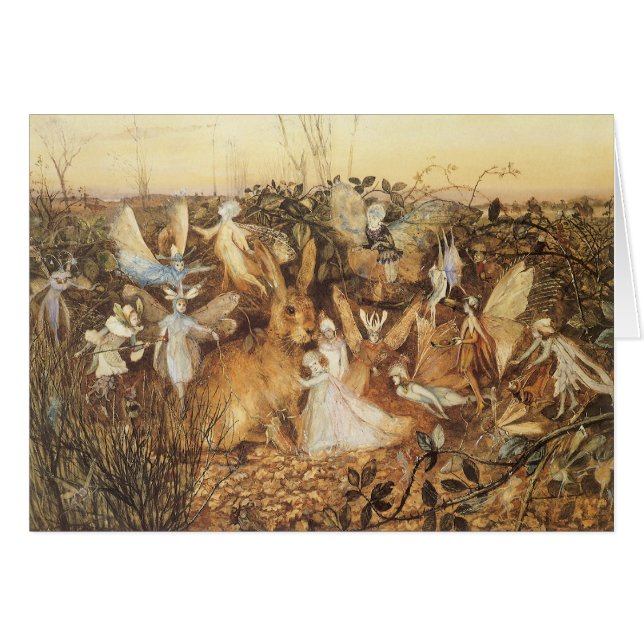 Rabbit Among the Fairies, Vintage Fairy Tales (Front Horizontal)