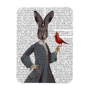 Rabbit and Bird 2 Magnet