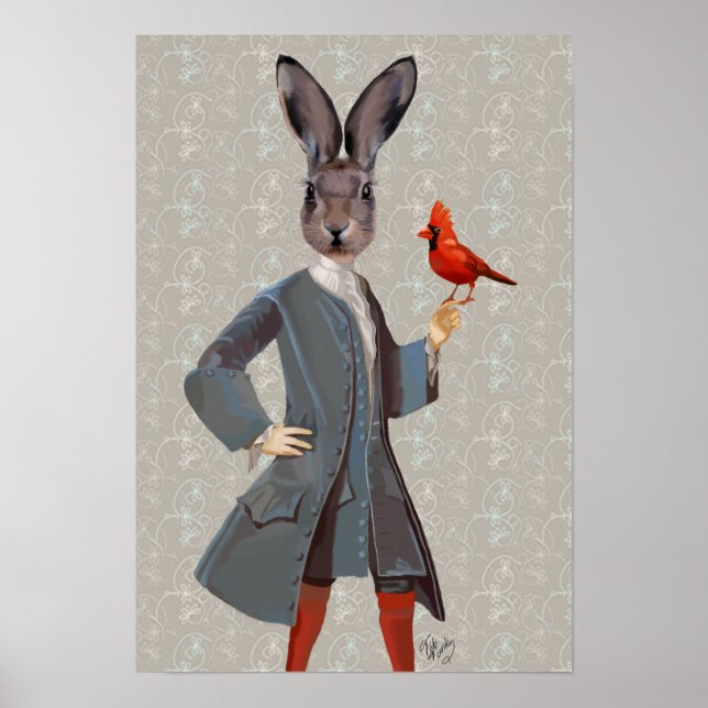 Rabbit And Bird Poster (Front)