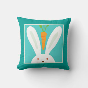 Rabbit and Carrot Cushion