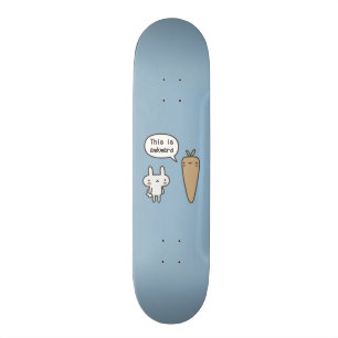 Rabbit and Carrot Skateboard