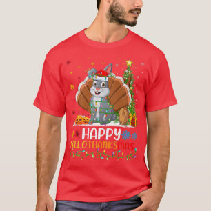 Rabbit Animal Lover Funny Happy Rabbit HelloThanks T-Shirt