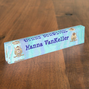 Rabbit Animal Parade writing stuff Nameplate