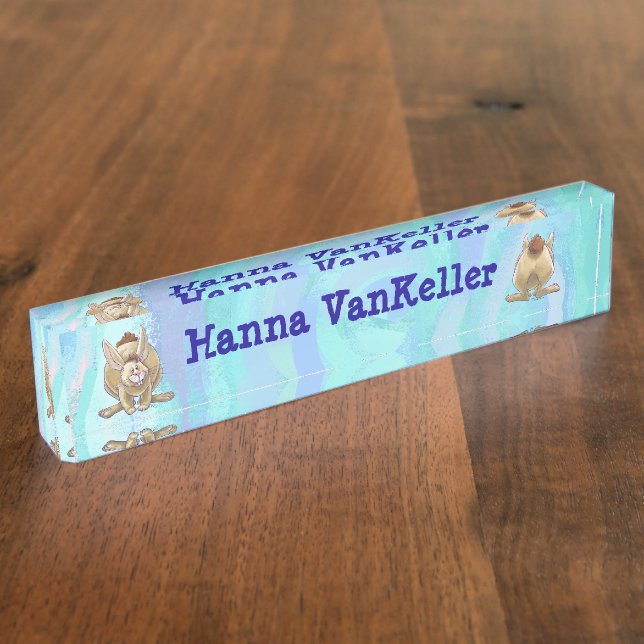 Rabbit Animal Parade writing stuff Nameplate (Side)
