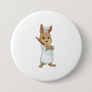 Rabbit as Baker with Rolling pin