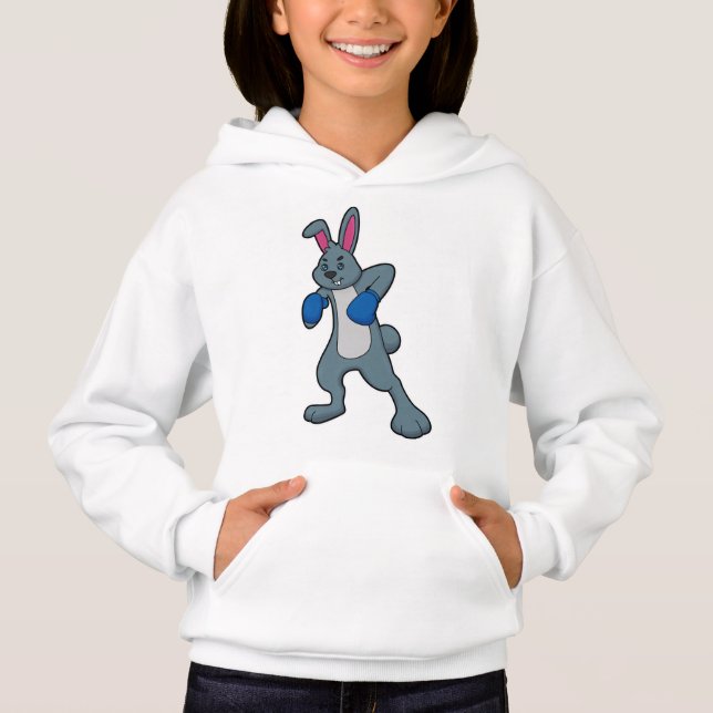 Rabbit as Boxer with Boxing gloves (Front)