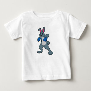 Rabbit as Boxer with Boxing gloves Baby T-Shirt