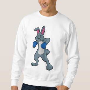 Rabbit as Boxer with Boxing gloves Sweatshirt