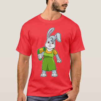 Rabbit as Hairdresser with Hairdryer 1 T-Shirt