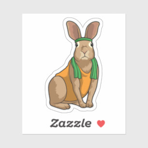 Rabbit as Runner with Towel