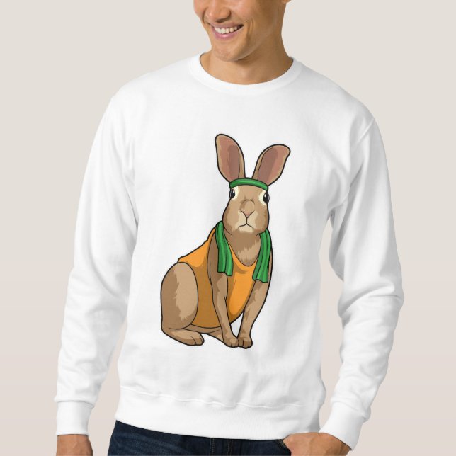 Rabbit as Runner with Towel Sweatshirt (Front)