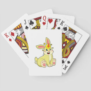 Rabbit as Unicorn Playing Cards