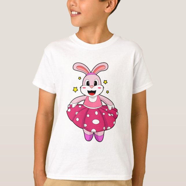 Rabbit at Ballet Dance T-Shirt (Front)