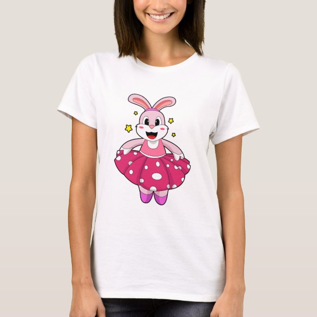 Rabbit at Ballet Dance T-Shirt (Front)