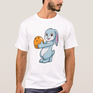 Rabbit at Bowling with Bowling ball T-Shirt