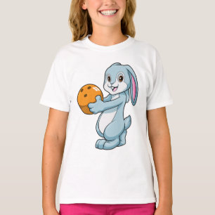 Rabbit at Bowling with Bowling ball T-Shirt