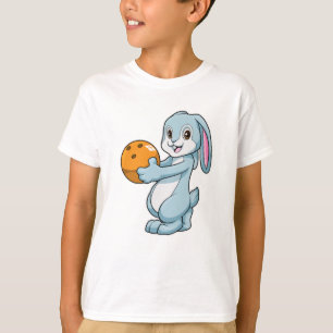Rabbit at Bowling with Bowling ball T-Shirt