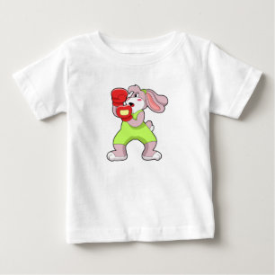 Rabbit at Boxing with Boxing gloves Baby T-Shirt