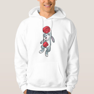 Rabbit at Boxing with Boxing gloves Hoodie