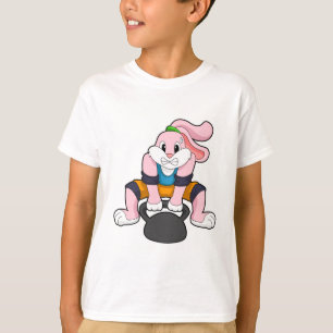 Rabbit at Fitness with Dumbbell.PNG T-Shirt