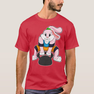 Rabbit at Fitness with Dumbbell T-Shirt