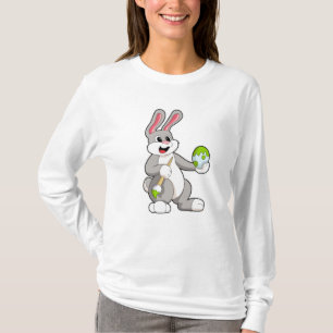 Rabbit at Painting with Egg T-Shirt