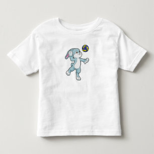 Rabbit at Sports with Volleyball Toddler T-Shirt