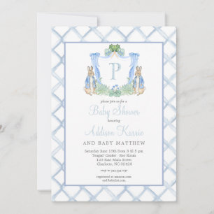 Rabbit Baby Shower Invitation