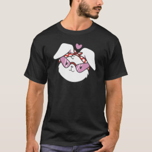 Rabbit Baby With Sunglasses And Hearts For Rabbit T-Shirt