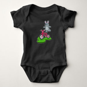 Rabbit Bicycle Baby Bodysuit