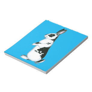 Rabbit: Black and White Notepad