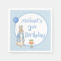 Rabbit Blue One First Birthday Party