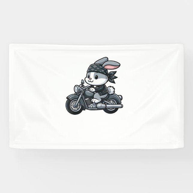 Rabbit Boba Tea Bubble Tea Kawaii Theme Cute Rabbi Banner (Horizontal)