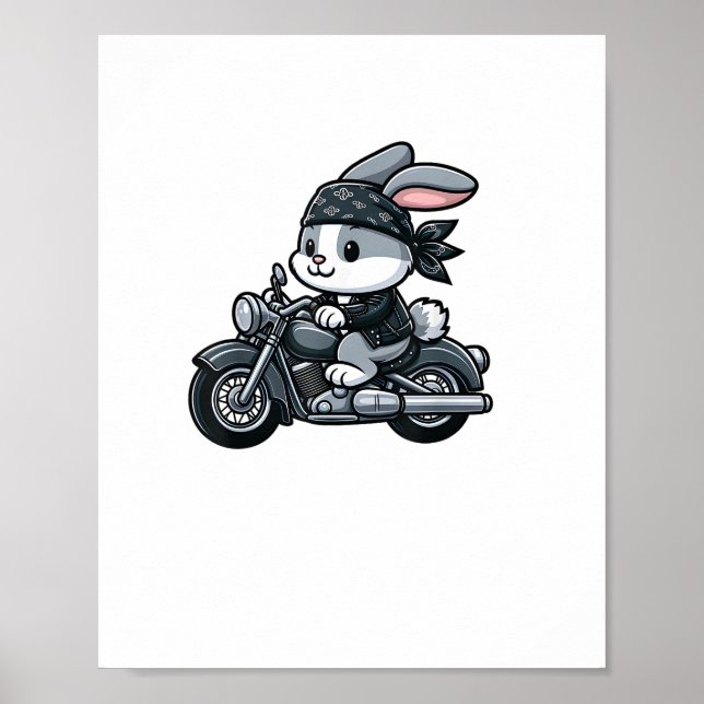 Rabbit Boba Tea Bubble Tea Kawaii Theme Cute Rabbi Poster (Front)