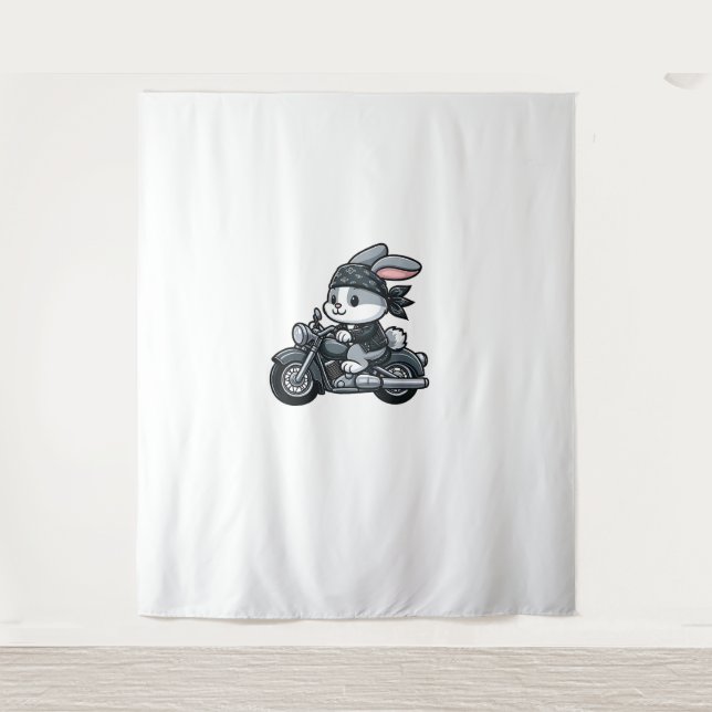 Rabbit Boba Tea Bubble Tea Kawaii Theme Cute Rabbi Tapestry (Front)
