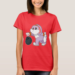 Rabbit Bowling Bowling ball T-Shirt