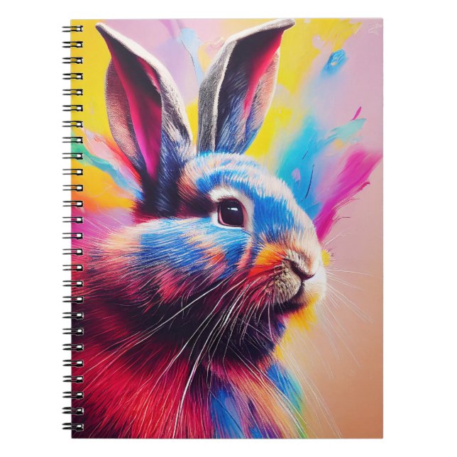 Rabbit Bunny Animal Discovery Adventure Nature  Notebook (Front)