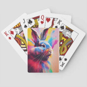 Rabbit Bunny Animal Discovery Adventure Nature  Playing Cards