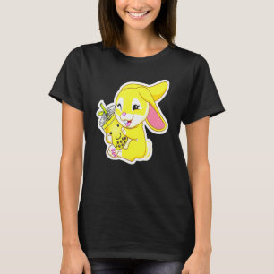 Rabbit Bunny Bae Bubble Boba Tea Chinese Easter De T-Shirt