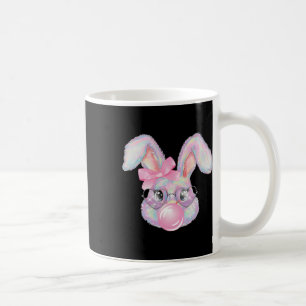 Rabbit Bunny Blowing Bubble Happy Easter Cute Bunn Coffee Mug