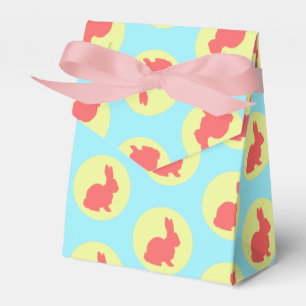Rabbit Bunny Circles Pattern Favour Gift Box
