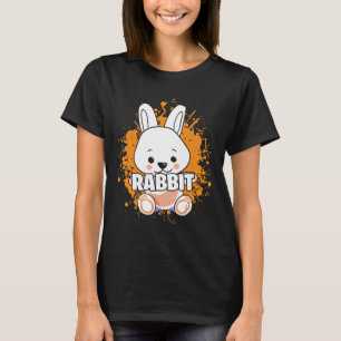 Rabbit Bunny Distressed Animal & Pet Lovers Gif T-Shirt