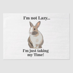 Rabbit Bunny Funny Birthday Tissue Paper