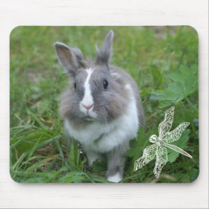 Rabbit bunny mouse mat