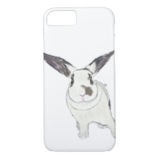 Rabbit Bunny Phone Case, Rabbit Illustration iPhone 8/7 Case