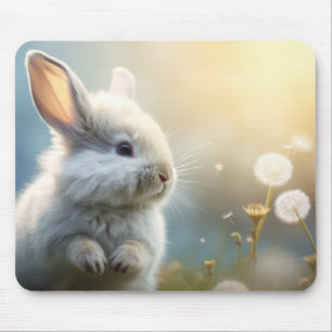 Rabbit Bunny Wild Animal Tranquil Peace Mouse Mat