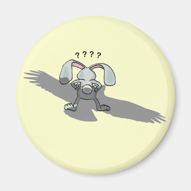 ????... Rabbit Cartoon Magnet (Front)