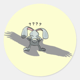 ????... Rabbit Cartoon Sticker