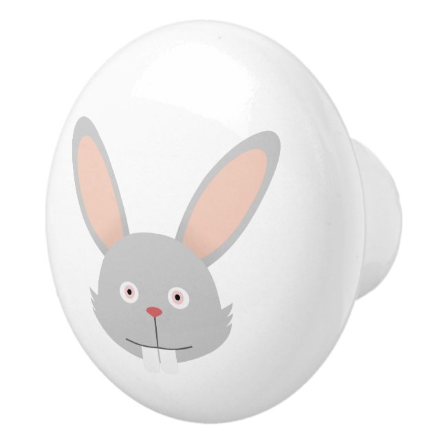 Rabbit Ceramic Knob (Right)