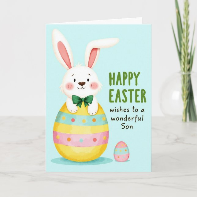Rabbit Cheerful Occasion Card (Front)